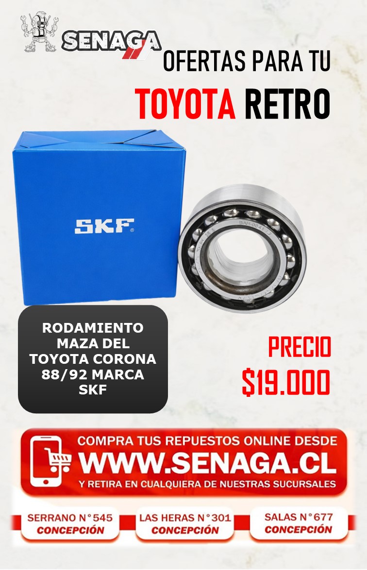 RODAMIENTO MAZA DEL CORONA 88/92 SKF