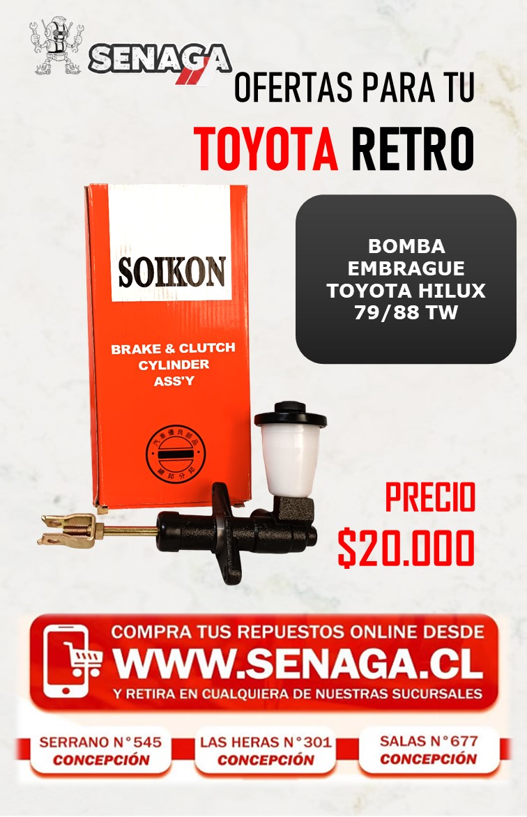 BOMBA EMBRAGUE HILUX 79/88 TW